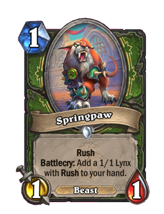 Карта Hearthstone «Прыголап»