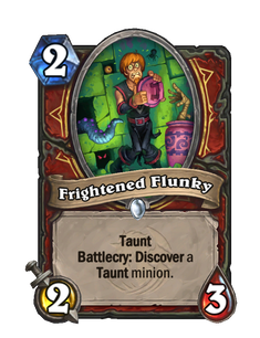 Карта Hearthstone «Напуганный слуга»