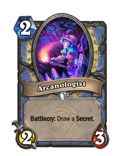 Карта Hearthstone «Арканолог»