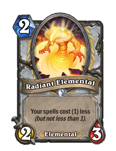 Карта Hearthstone «Сияющий элементаль»