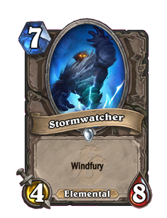 Карта Hearthstone «Страж бурь»