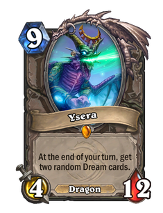 Карта Hearthstone «Изера»
