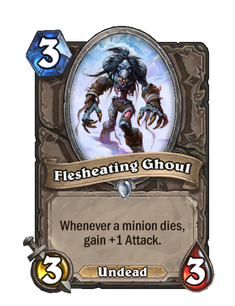 Карта Hearthstone «Плотоядный вурдалак»