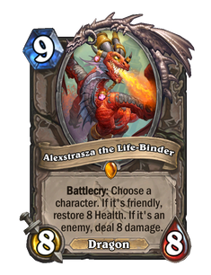 Карта Hearthstone «Алекстраза Хранительница Жизни»