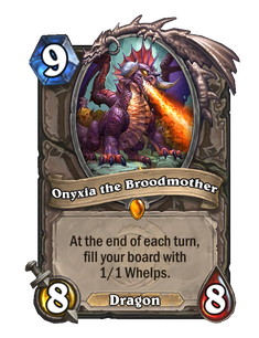 Карта Hearthstone «Ониксия Мать Драконов»