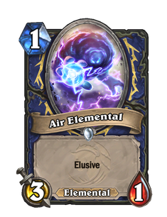 Карта Hearthstone «Элементаль воздуха»