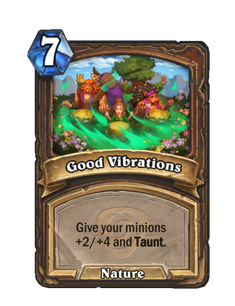 Карта Hearthstone «Приятные вибрации»