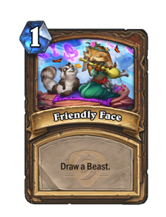 Карта Hearthstone «Дружелюбное лицо»