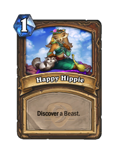 Карта Hearthstone «Веселый хиппи»