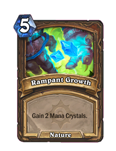 Карта Hearthstone «Обильный рост»