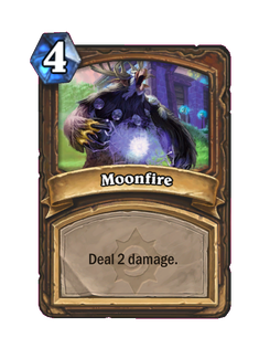 Карта Hearthstone «Лунный огонь»