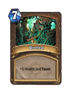 Карта Hearthstone «Пустить корни»