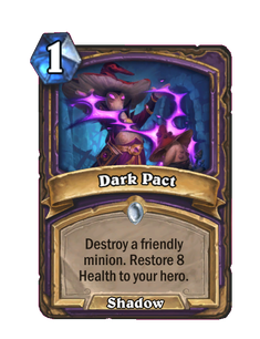 Карта Hearthstone «Темный пакт»
