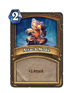 Карта Hearthstone «Режим атаки»