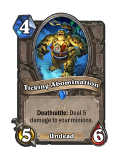 Карта Hearthstone «Тикающее поганище»