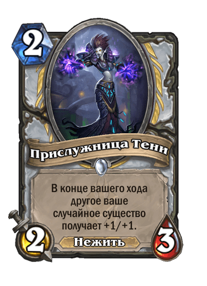 Карта Hearthstone «Прислужница Тени»