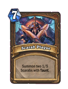 Карта Hearthstone «Нашествие скарабеев»