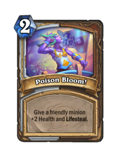 Карта Hearthstone «Ядовитый цветок!»