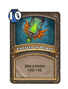Карта Hearthstone «Лампада силы»
