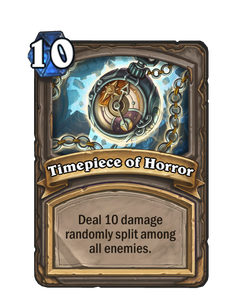 Карта Hearthstone «Часы ужаса»