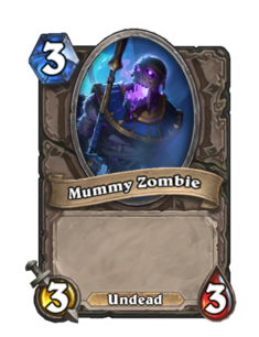 Карта Hearthstone «Зомби-мумия»