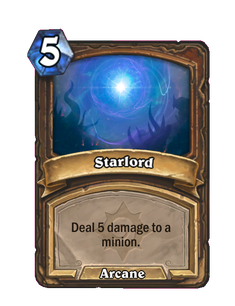 Карта Hearthstone «Звездный лорд»