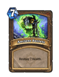 Карта Hearthstone «Древние тайны»