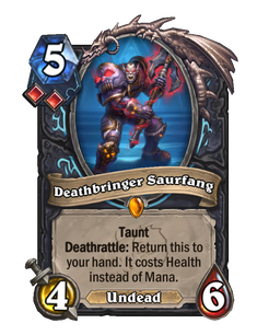 Карта Hearthstone «Саурфанг Смертоносный»