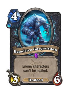 Карта Hearthstone «Тошнотворный великан»