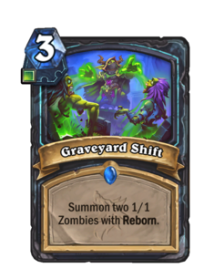 Карта Hearthstone «Дежурство на кладбище»