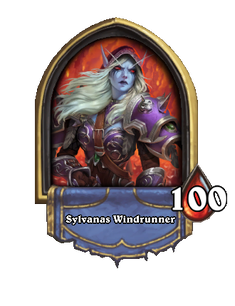 Карта Hearthstone «Сильвана Ветрокрылая»