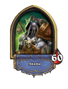 Карта Hearthstone «Акама»