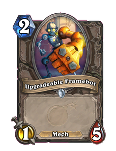 Карта Hearthstone «Улучшаемый рамобот»