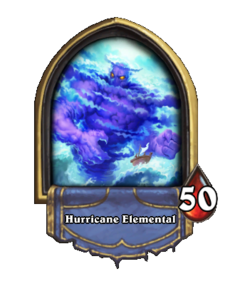 Карта Hearthstone «Ураганный элементаль»