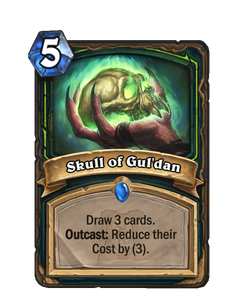 Карта Hearthstone «Череп Гул'дана»