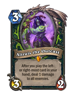 Карта Hearthstone «Алтруис Изгой»