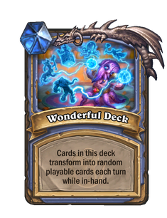 Карта Hearthstone «Колода чудес»