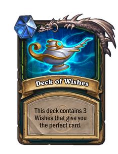 Карта Hearthstone «Колода желаний»