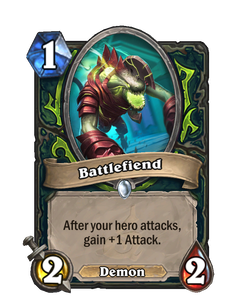 Карта Hearthstone «Боевой мерзотень»