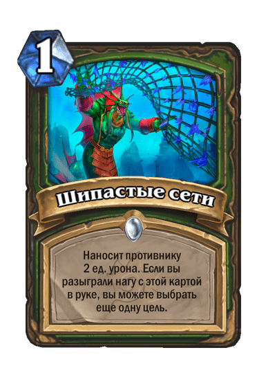 Карта Hearthstone «Шипастые сети»