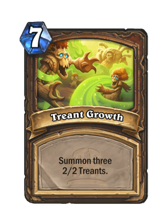 Карта Hearthstone «Рост древней»