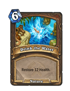 Карта Hearthstone «Вода из оазиса»