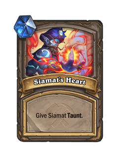 Карта Hearthstone «Сердце Сиамата»