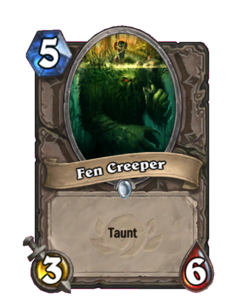 Карта Hearthstone «Трясинный ползун»