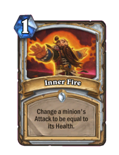 Карта Hearthstone «Внутренний огонь»