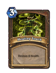 Карта Hearthstone «Целебное касание»
