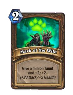 Карта Hearthstone «Знак дикой природы»