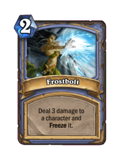 Карта Hearthstone «Ледяная стрела»