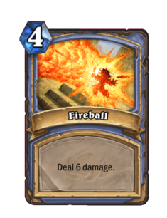 Карта Hearthstone «Огненный шар»