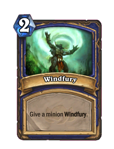 Карта Hearthstone «Неистовство ветра»